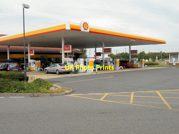 Photo 6"x4" Fuel Forecourt, Cambridge Service Area Boxworth c2013