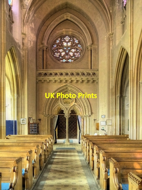 Photo 6"x4" The Nave, Church of St Peter Ad Vincula, Hampton Lucy Hampton Lucy c2013