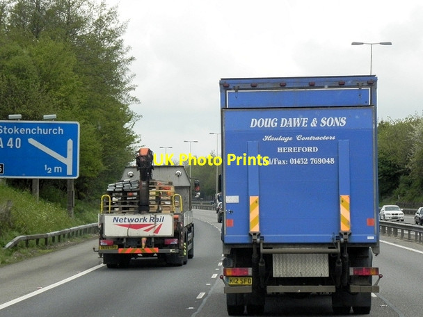 Photo 6"x4" Northbound M40 near Stokenchurch Stokenchurch c2013