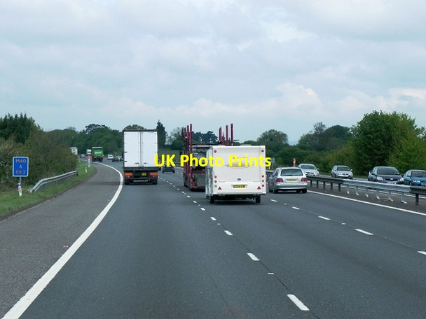 Photo 6"x4" Northbound M40 near Postcombe Postcombe c2013