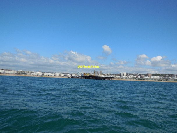 Photo 6"x4" Brighton Seafront & Pier Kemp Town c2013