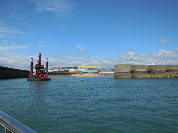 Photo 6"x4" Dredger at Brighton Marina Black Rock\/TQ3303 c2013