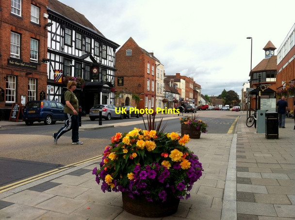 Photo 6"x4" Tewkesbury High Street Tewkesbury c2013