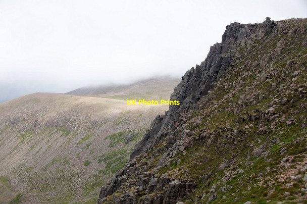 Photo 6"x4" Crags at the head of Coire an t-Sneachda Stob Coire an t-Sneachda c2013 P1