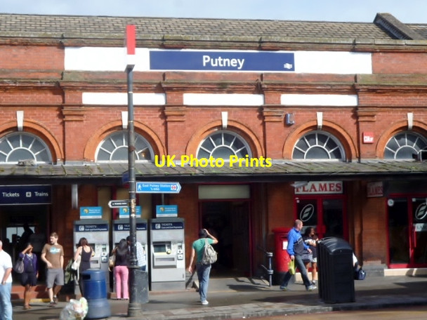 Photo 6"x4" Putney Railway Station, Putney Hill SW15 Putney c2013