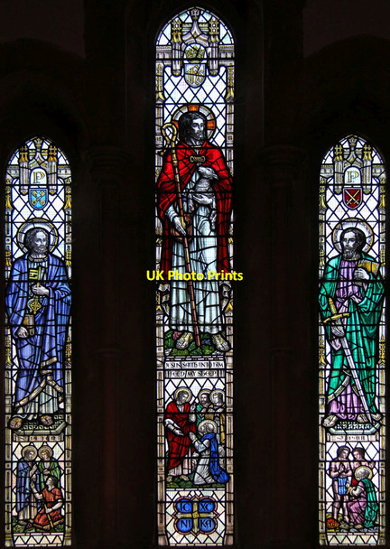 Photo 6"x4" St Peter & St Paul, Stoke - Stained glass window Stoke\/TQ8275 c2013 P1