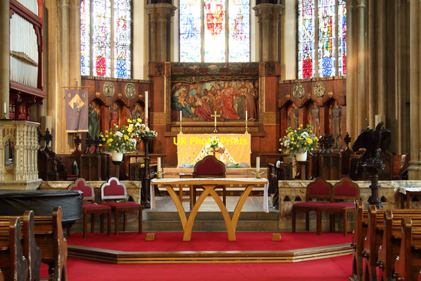 Photo 6"x4" St Bartholomew, Sydenham - Chancel Penge c2013