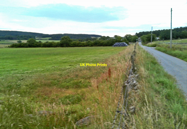 Photo 6"x4" Meadow scene southwest of Craigentath Swellhead c2013