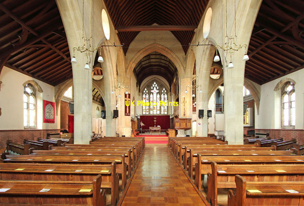 Photo 6"x4" St James, Mitcham Lane, West Streatham - East end Mitcham c2013