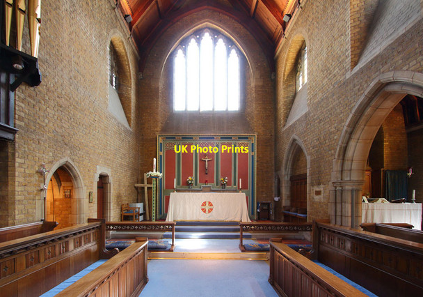 Photo 6"x4" All Saints, The Avenue, Hampton - Chancel Sunbury c2013