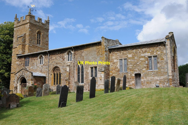 Photo 6"x4" Cold Ashby church Cold Ashby c2013
