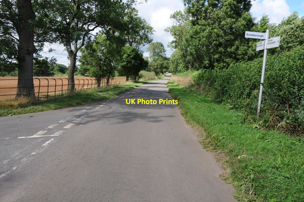 Photo 6"x4" Road junction on the Cold Ashby Road Thornby\/SP6675 c2013