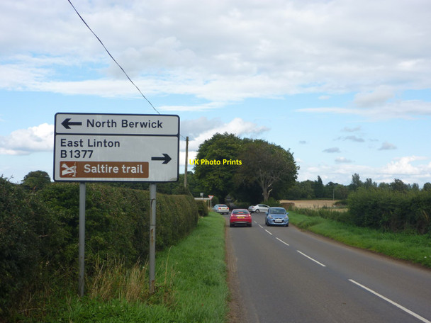 Photo 6"x4" Rural East Lothian : A Busy Junction Between East Fortune and East Linton Markle\/NT5777 c2013