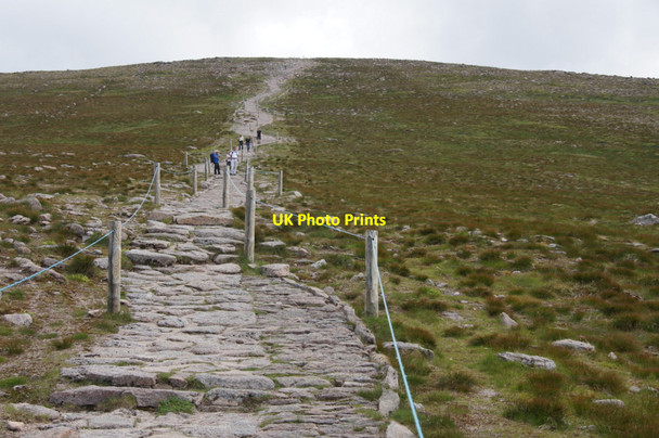 Photo 6"x4" Waymarked path to the summit of Cairn Gorm Cairn Gorm c2013