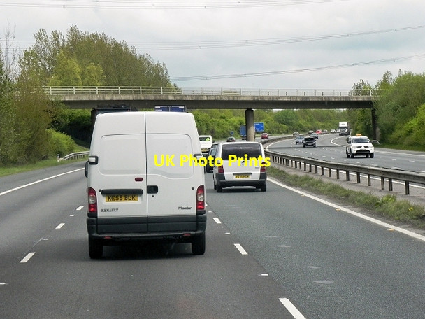 Photo 6"x4" Northbound M40, Waterperry Road Bridge Holton\/SP6006 c2013