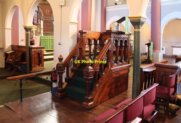 Photo 6"x4" Christ Church, Christchurch Road, Streatham - Pulpit Streatham c2013