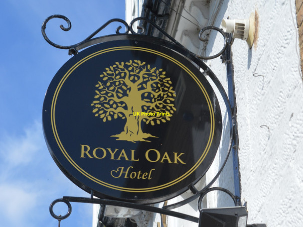 Photo 6"x4" Sign at the Royal Oak Great Ayton c2013