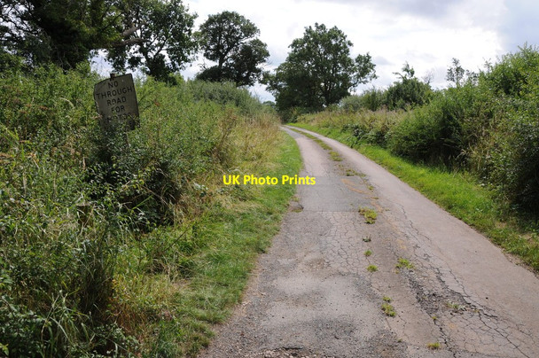 Photo 6"x4" No through road near Clipston Clipston\/SP7181 c2013