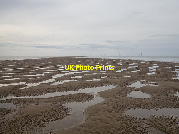 Photo 6"x4" Sandbank north of Wallasey New Brighton\/SJ3093 c2013