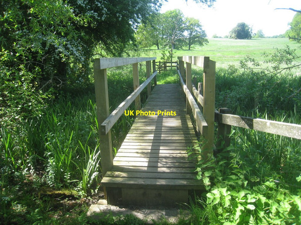 Photo 6"x4" Footbridge in Londesborough Park Londesborough c2013
