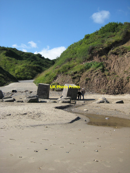 Photo 6"x4" Access to Reighton Sands Holiday Park Reighton c2013