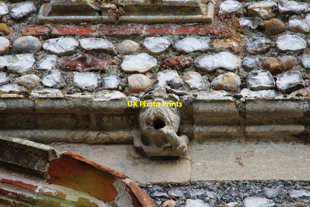 Photo 6"x4" Mannington Hall - Water spout Itteringham c2013 P1