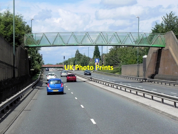 Photo 6"x4" Footbridge over the A444 Coventry c2013