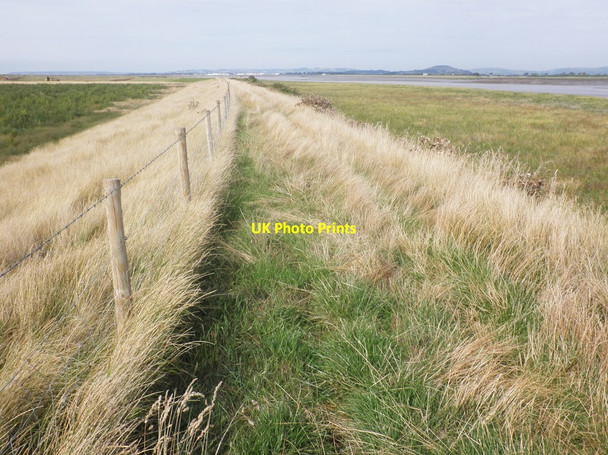 Photo 6"x4" Flood protection dyke, Steart Peninsula Steart\/ST2745 c2013