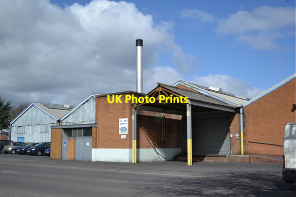 Photo 6"x4" Pre-Met Ltd's works, Howard Road frontage, Redditch Redditch c2013