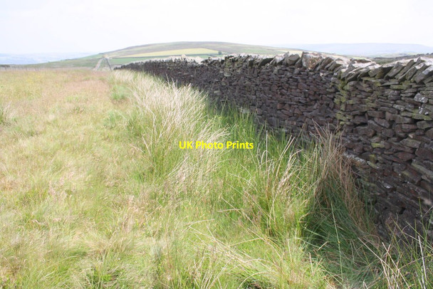 Photo 6"x4" Dry stone wall beside Skipton Moor Road below Draughton Height Draughton\/SE0352 c2013