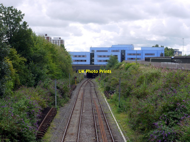 Photo 6"x4" Metro Railway south of Sandyford Road Newcastle upon Tyne c2013