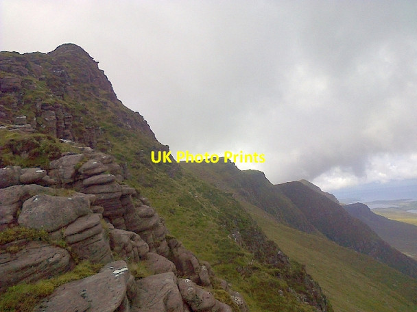 Photo 6"x4" Beinn Mh\u00c3\u00b2r na C\u00c3\u00b2igich (743m) Coigach c2013