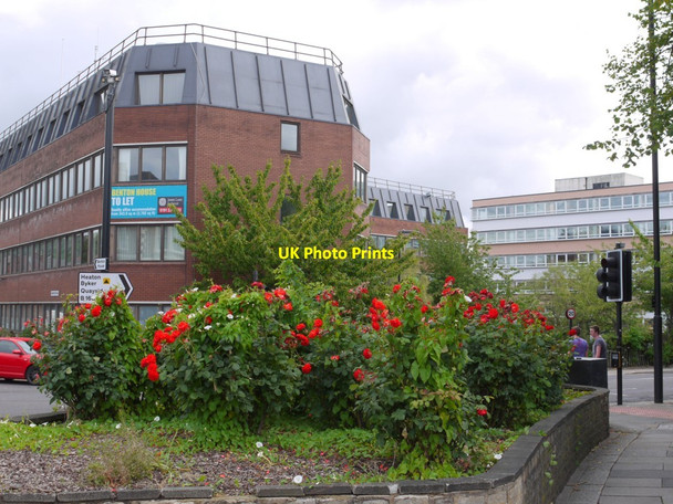 Photo 6"x4" Office buildings, corner of Portland Road & Sandyford Road Newcastle upon Tyne c2013