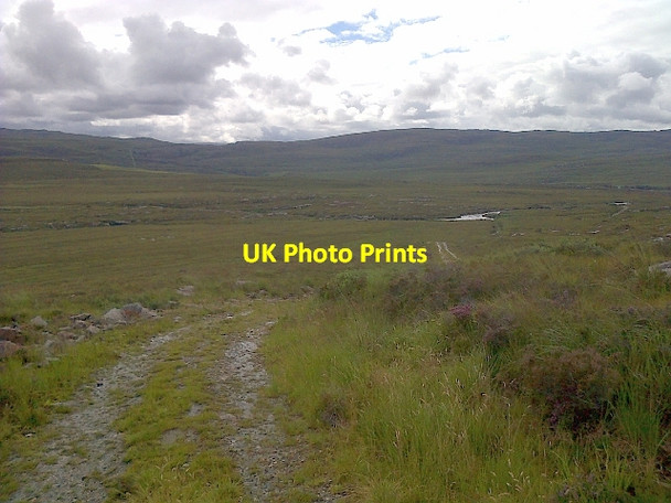 Photo 6"x4" Track from Blughasary to Loch Eadar dha Bheinn Meall nan Clachan c2013
