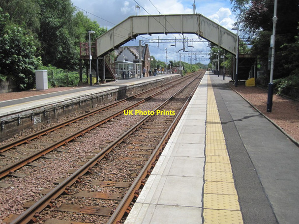 Photo 6"x4" Bishopton railway station, Renfrewshire Erskine c2012
