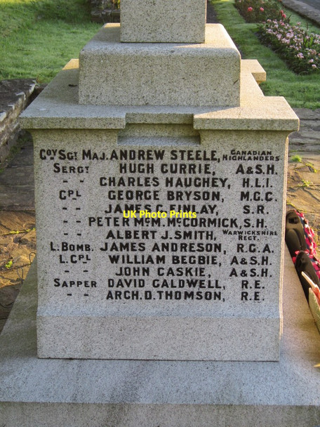 Photo 6"x4" The War Memorial at Innellan Innellan c2013