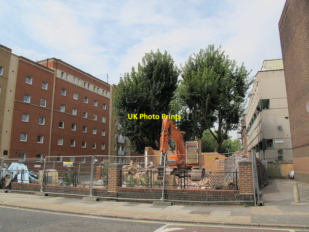 Photo 6"x4" Demolition site on Law Street London c2013