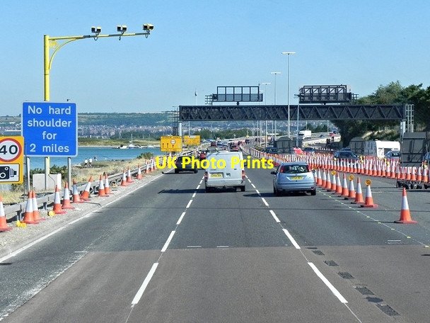 Photo 6"x4" Construction Work on the M275 at Tipner Portsmouth\/SU6501 c2013