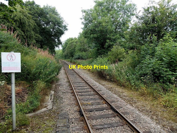 Photo 6"x4" This way to Knucklas from Llangynllo railway station Llangunllo c2013
