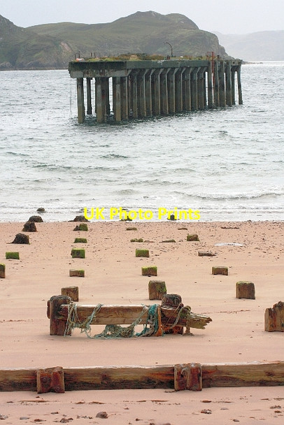 Photo 6"x4" Remains of Pier, Mellon Charles Mellon Charles c2013