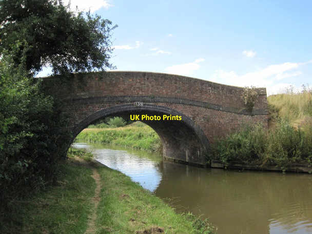 Photo 6"x4" Canal Bridge 159, Oxford Canal Little Bourton c2013