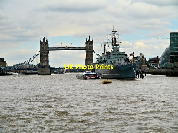 Photo 6"x4" River Thames, The Pool of London London c2013