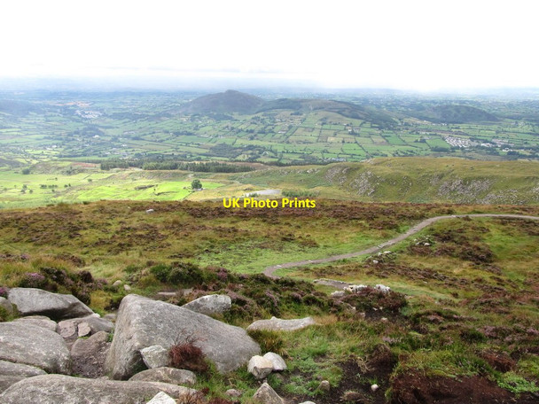Photo 6"x4" The Slieve Gullion Path from just above the stone shelter Forkhill c2013