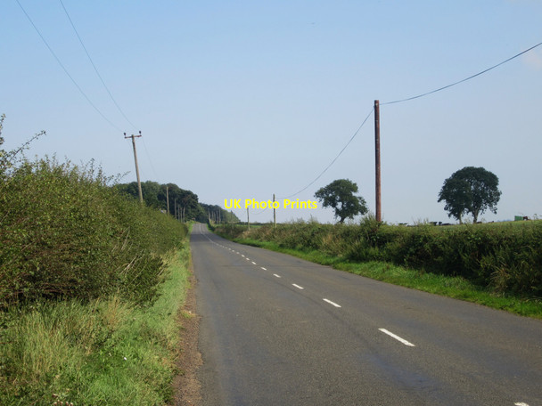 Photo 6"x4" The B6353 west of Dunsall Bowsden c2013