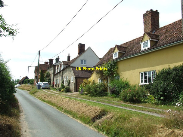 Photo 6"x4" Houses And Cottages Thorington Street c2013