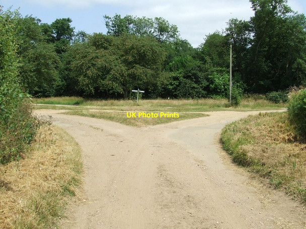 Photo 6"x4" Road Junction Thorington Street c2013