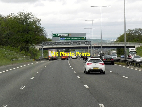 Photo 6"x4" Watling Street (A2), Cobham Cobham\/TQ6768 c2013