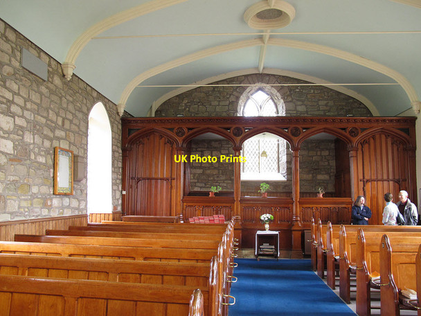 Photo 6"x4" Foulden Kirk, interior looking east Foulden\/NT9255 c2013