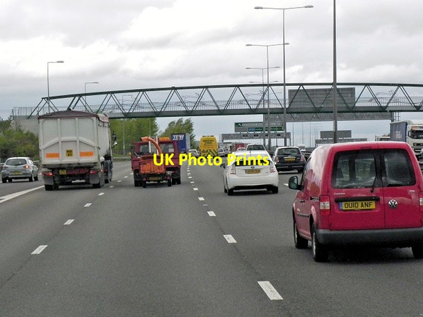 Photo 6"x4" Church Road Footbridge over Watling Street Singlewell c2013