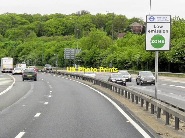 Photo 6"x4" East Rochester Way entering the Low Emission Zone Crayford\/TQ5174 c2013